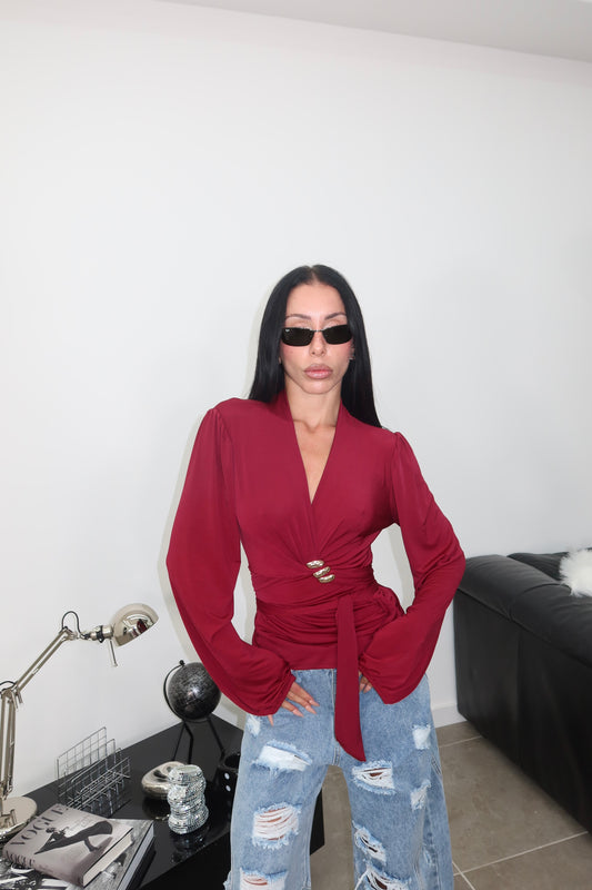 Maglia AVERY bordeaux