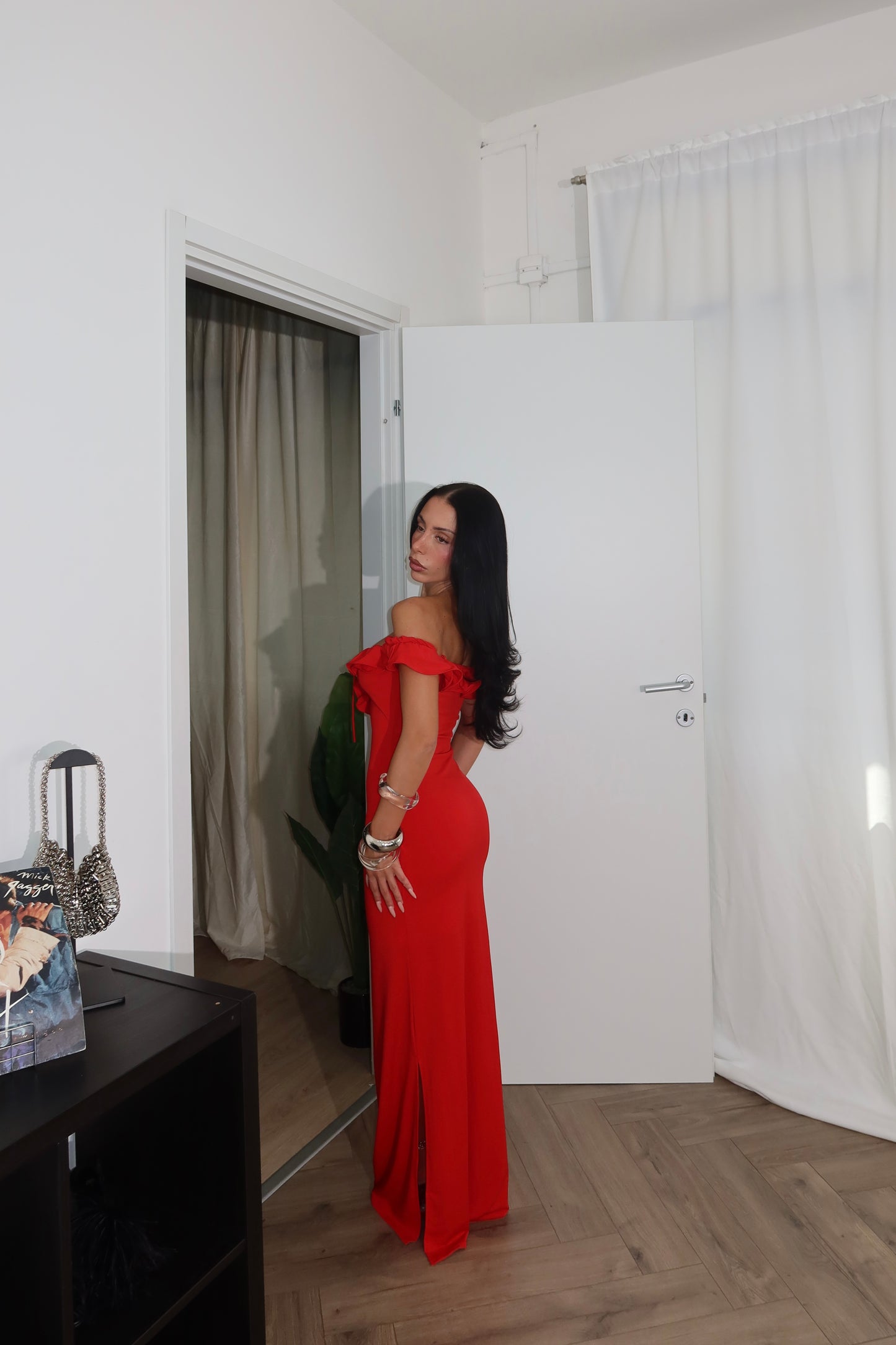 LongDress SCULPT rosso