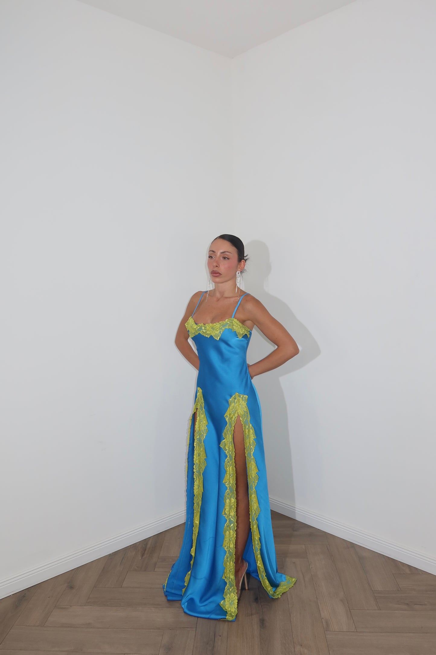 LongDress REINA azzurro