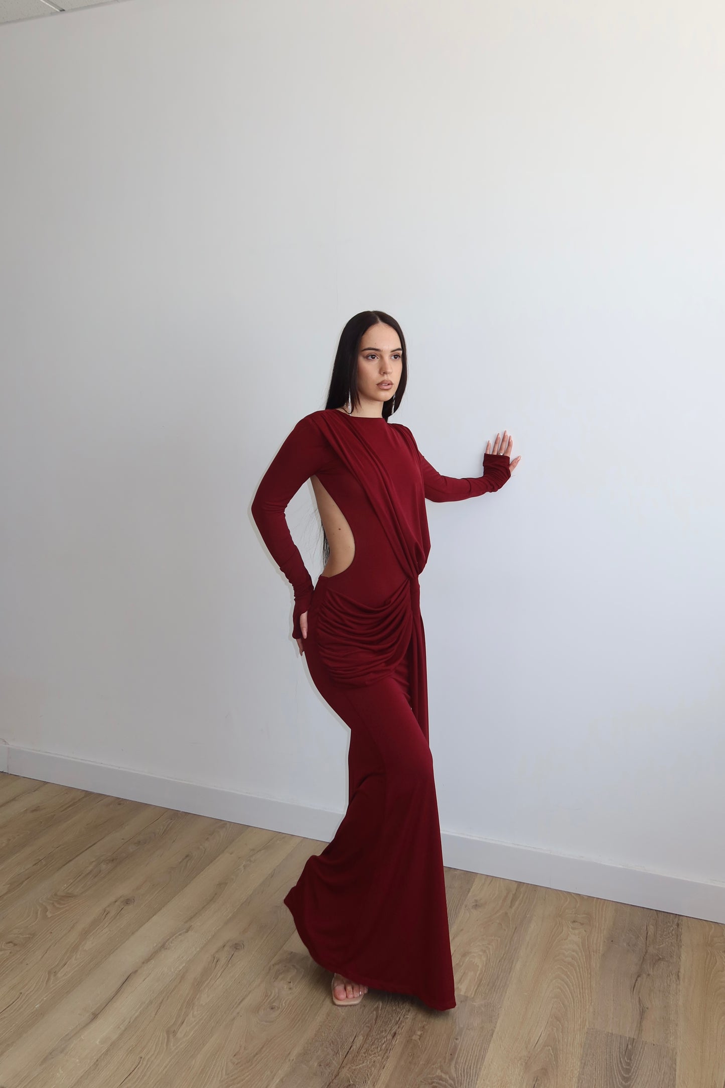 LongDress ROMAN EMPIRE bordeaux