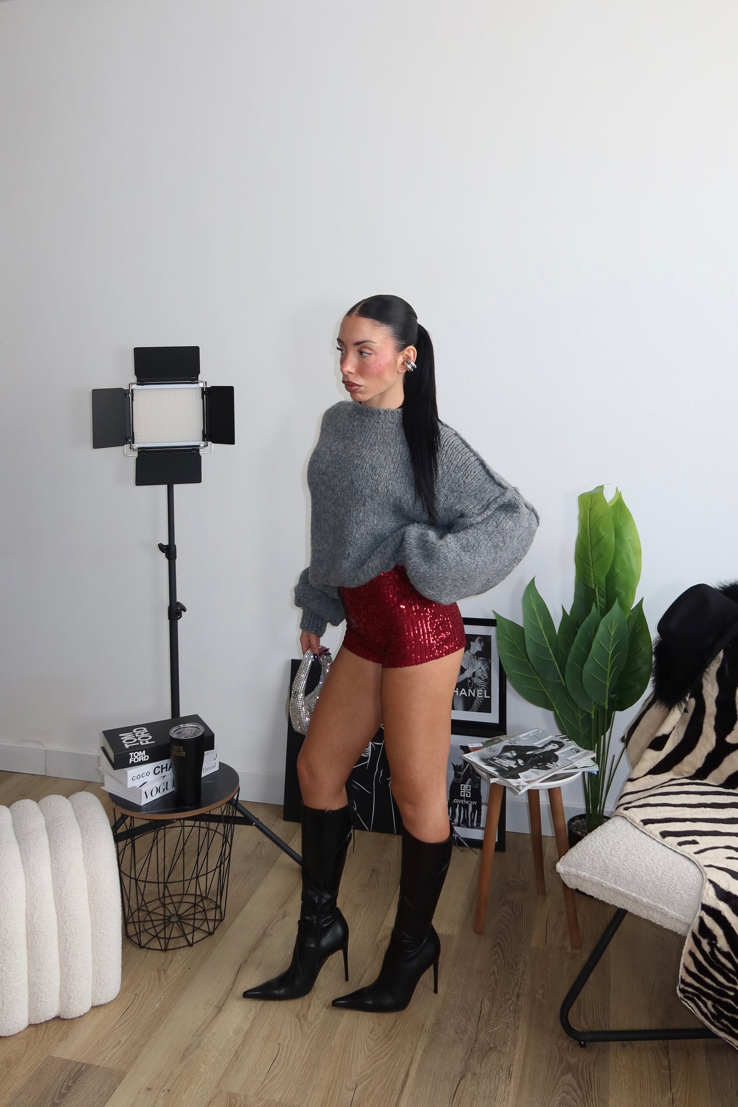 MiniShort ROCHELLE bordeaux