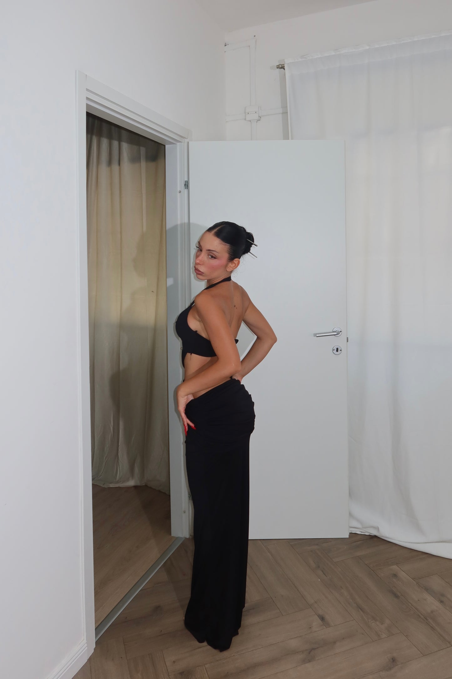 Longdress ROWEENA nero