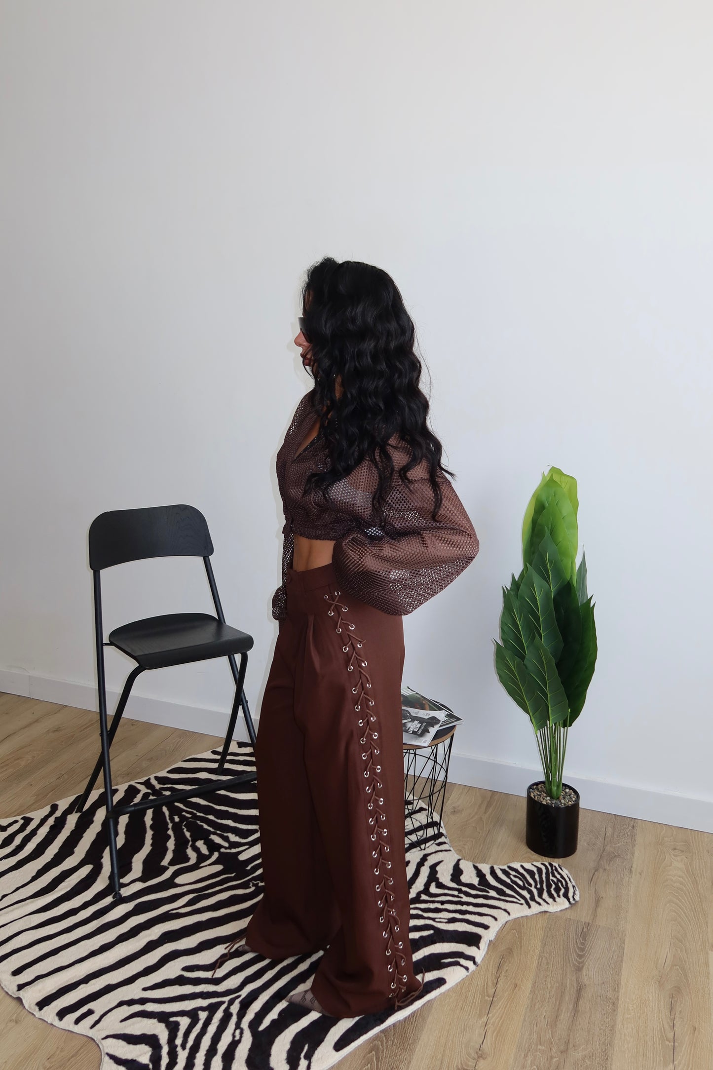 Pants STRINGHE choco