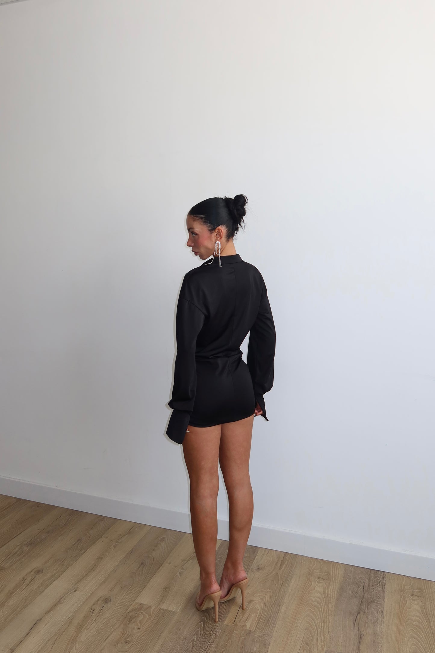 MiniDress DRAPERY nero