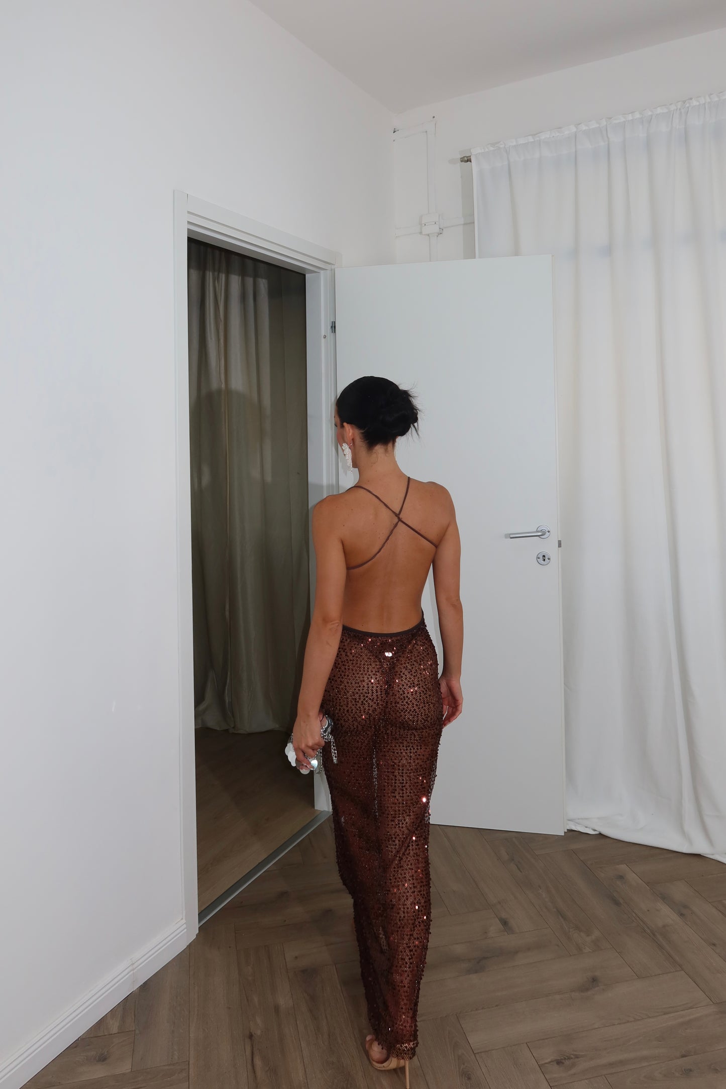 Longdress LAS SALINAS choco