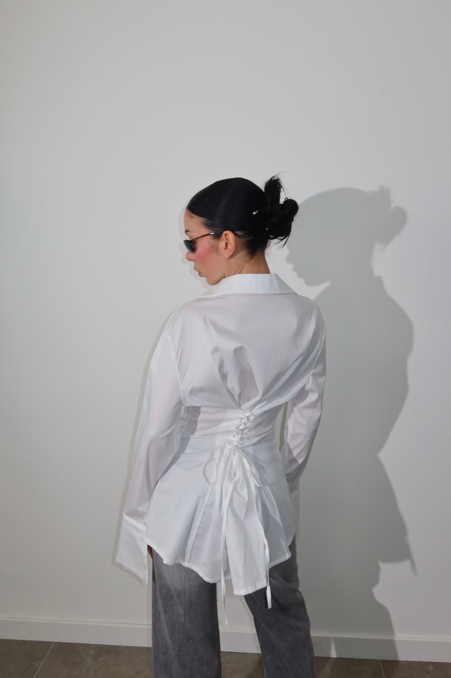 Camicia BUSTIER bianco
