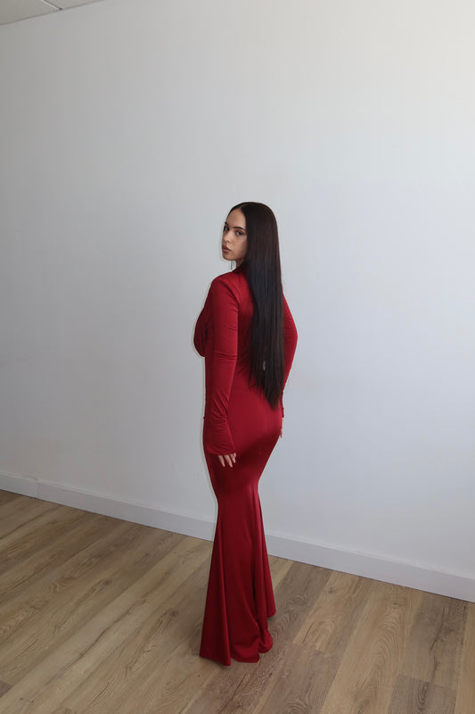 LongDress MILLE MODI bordeaux