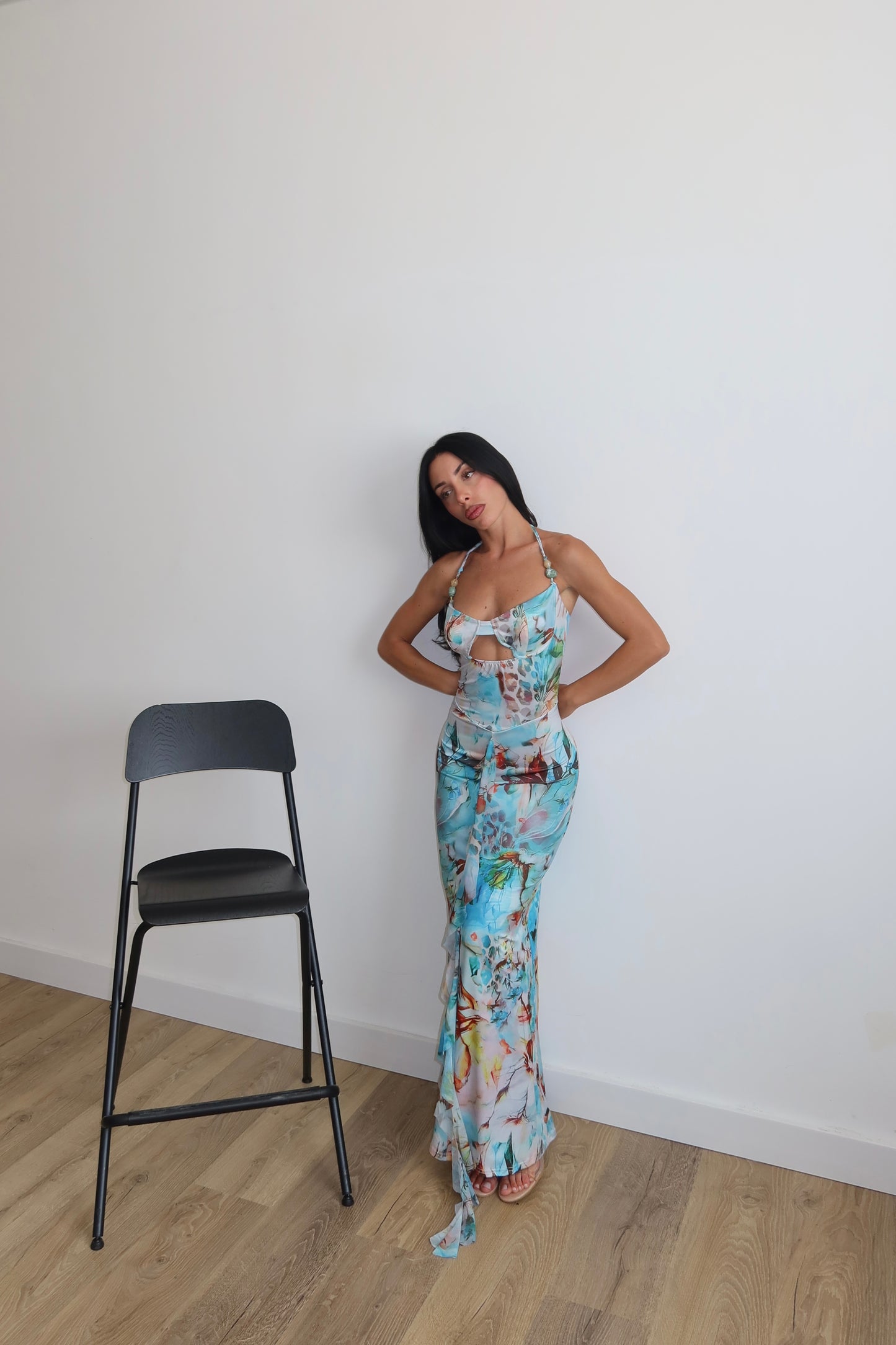 LongDress LEOPARD SKY