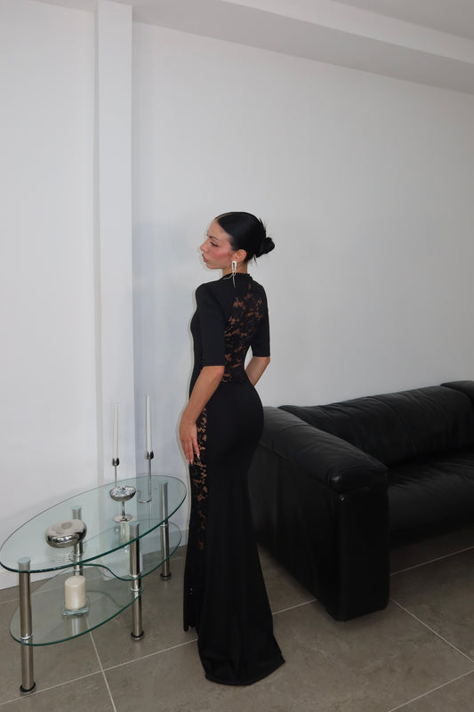 LongDress CHANTAL nero
