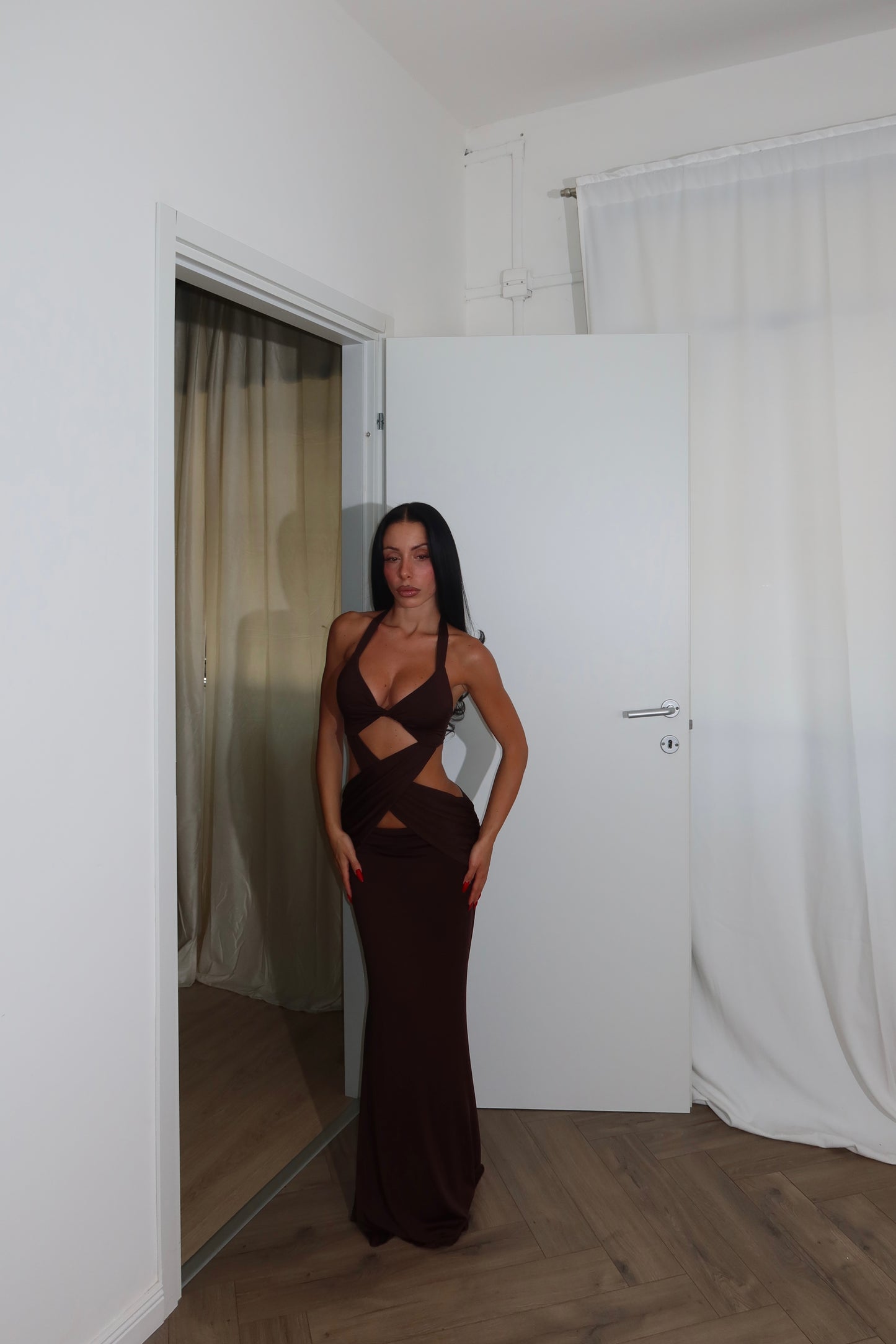 Longdress ROWEENA choco