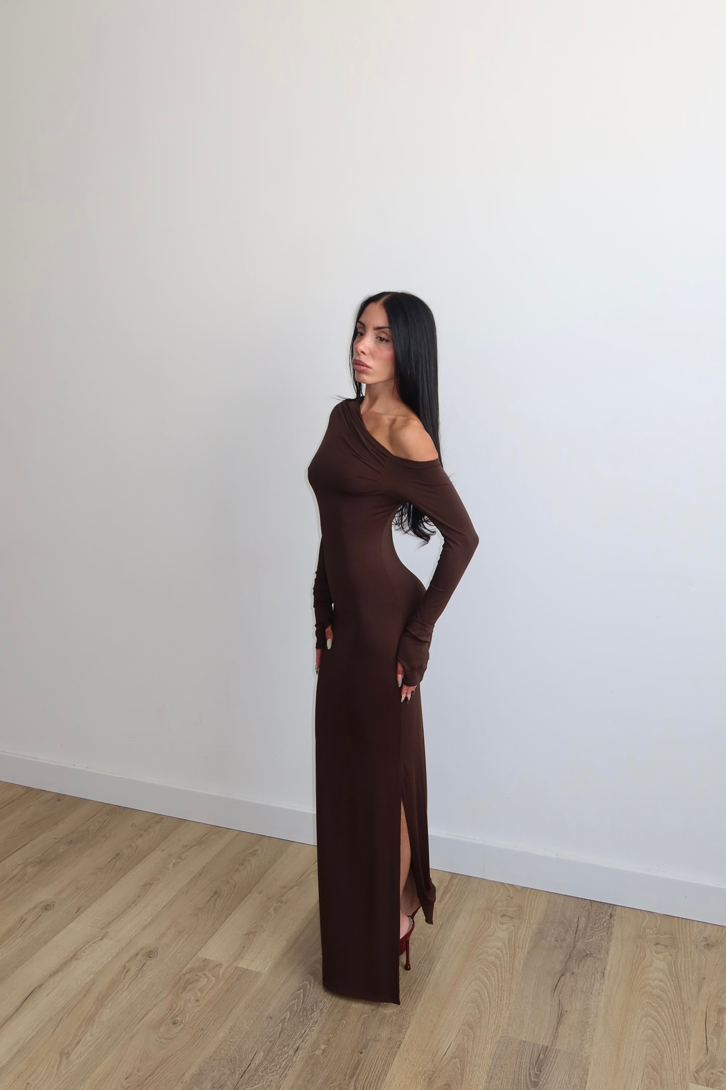 LongDress KIM choco
