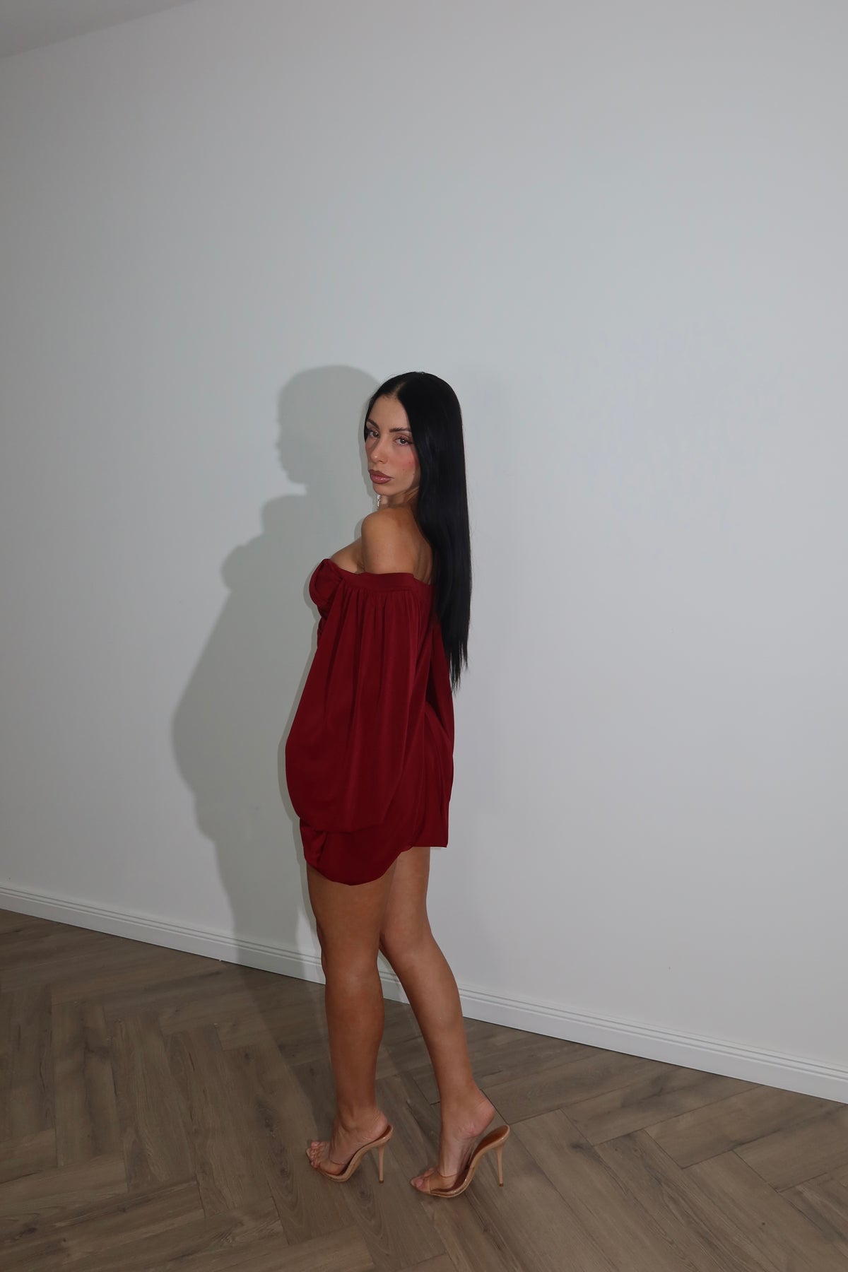 Minidress BAT bordeaux