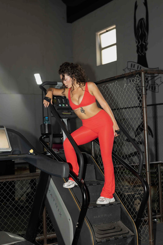 LEGGINGS IMPRESS ROSSO