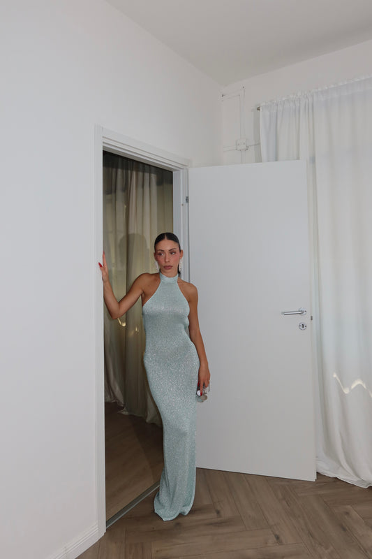 LongDress SAMARA verde Tiffany