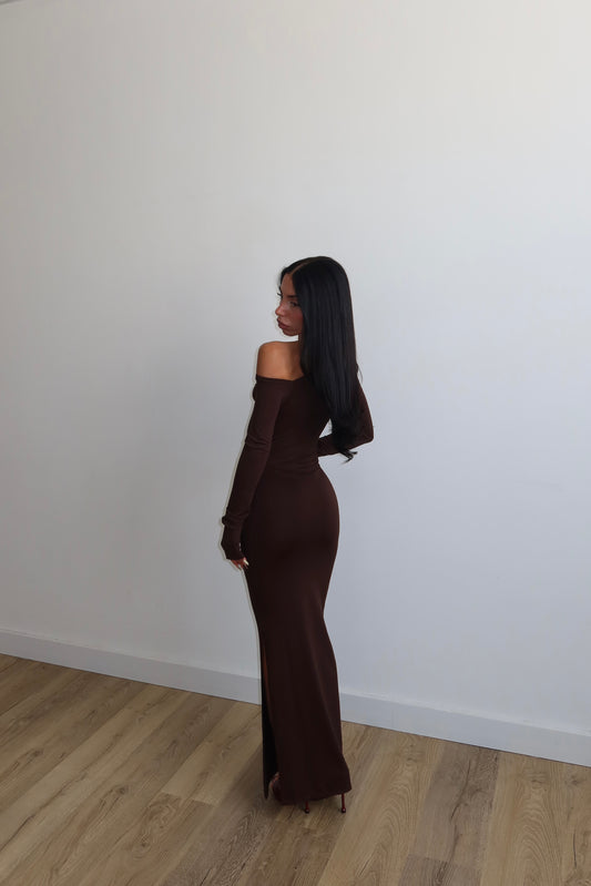 LongDress KIM choco