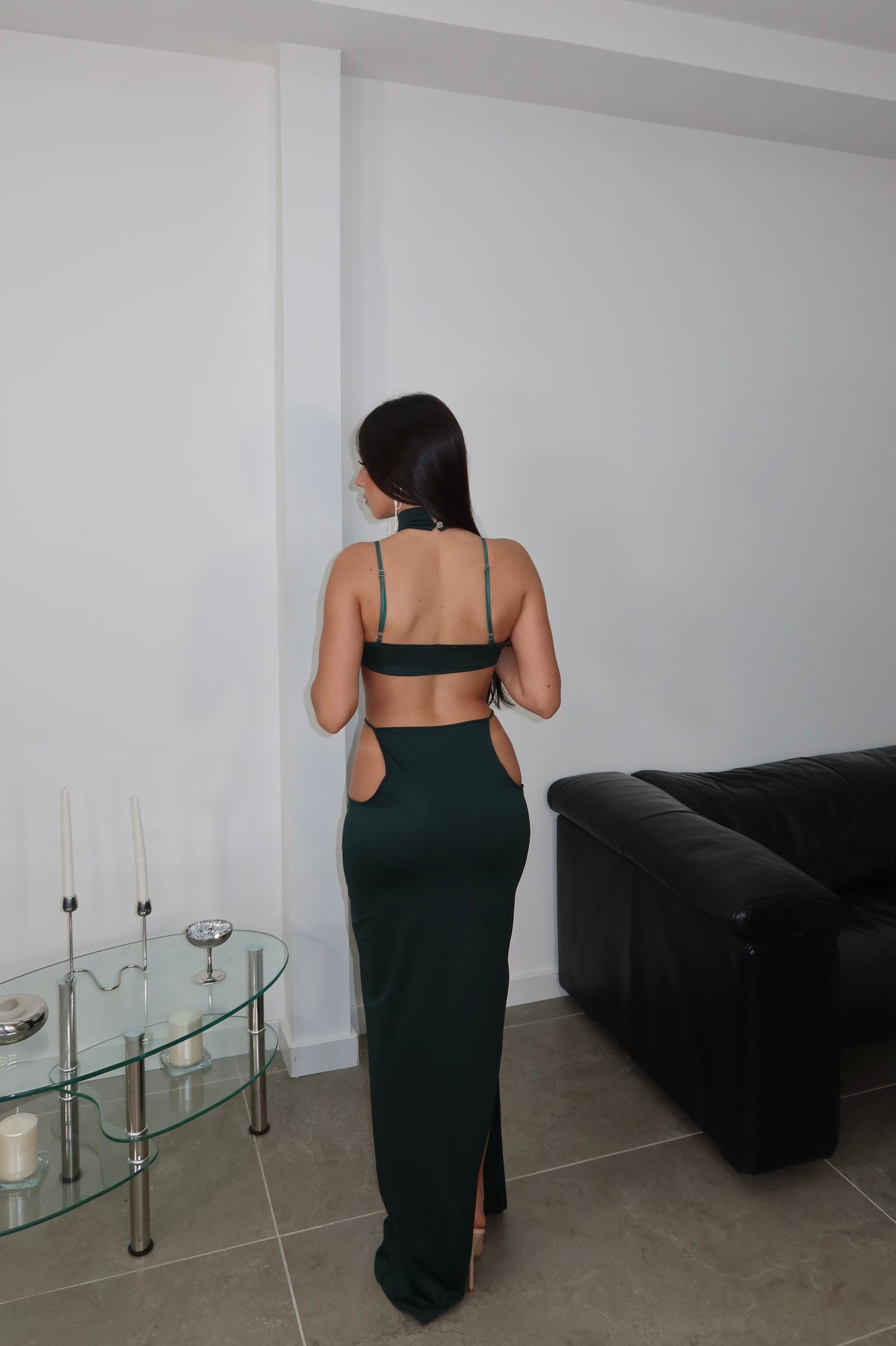 LongDress GLAMOUR verde
