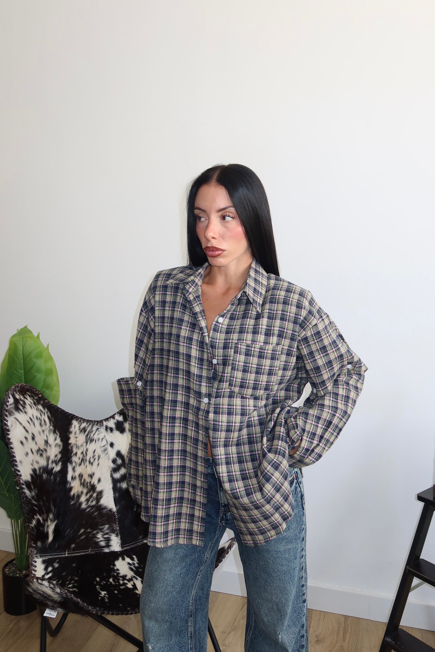 Camicia COUNTRY GIRL verde
