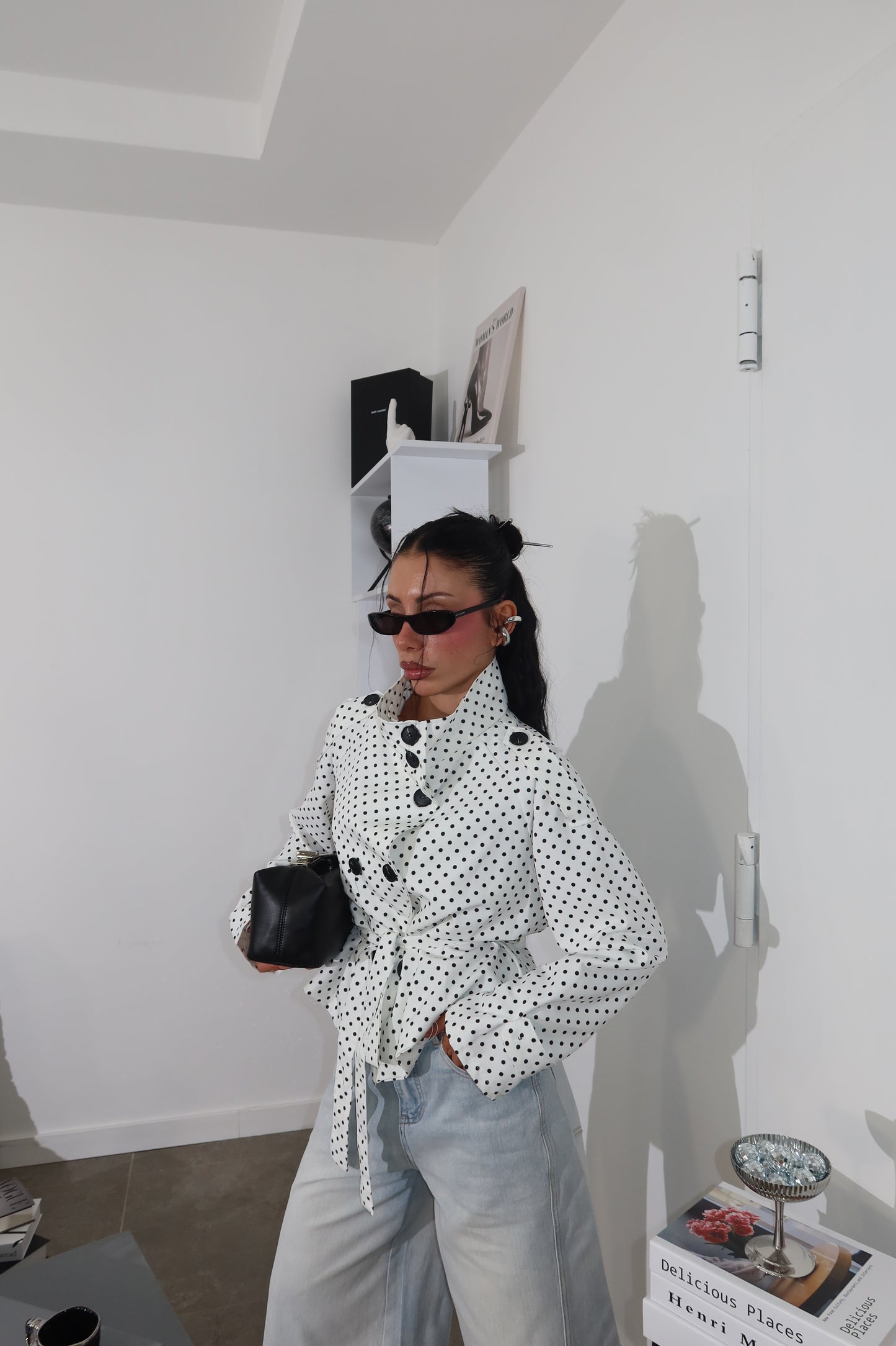 Trench POIS bianco