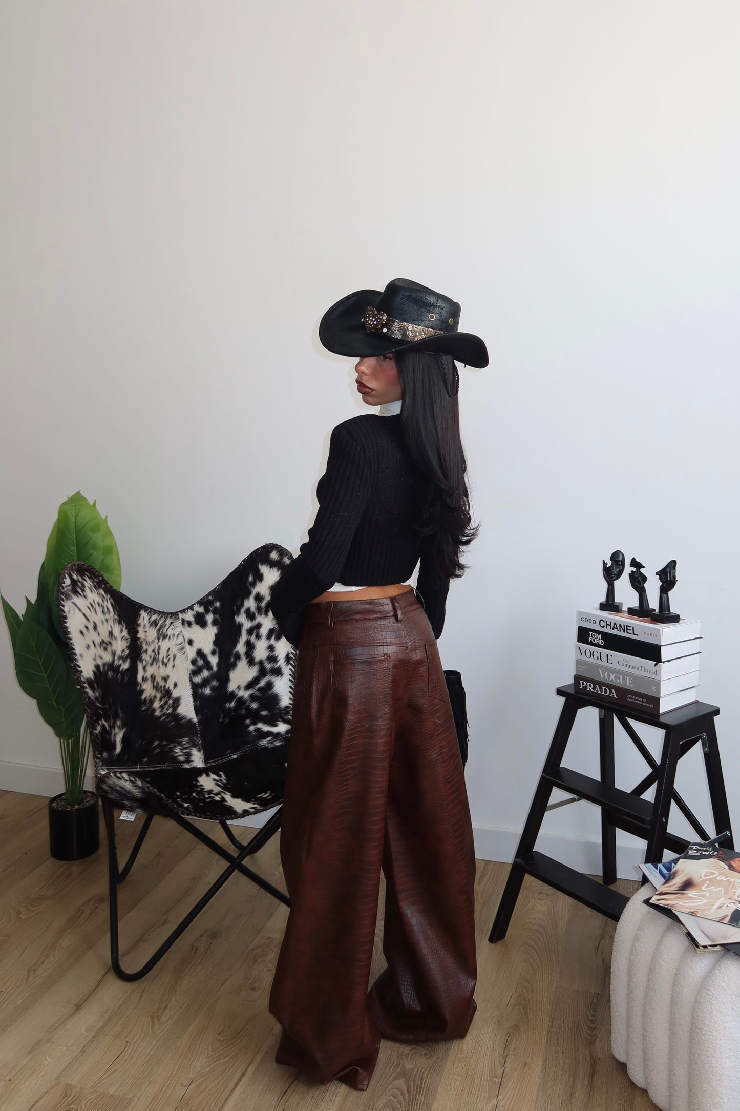 Pants SERPENT bordeaux