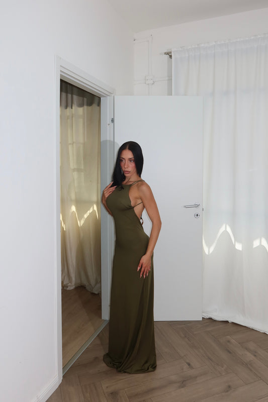 Longdress GOLD RING verde