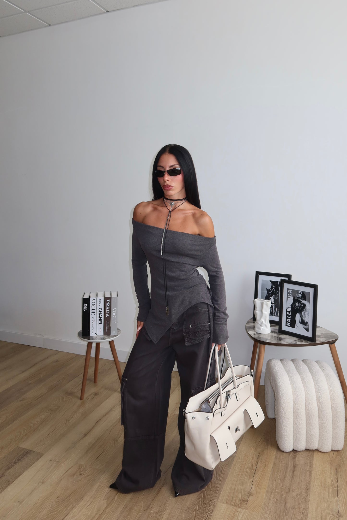 Pants CARGO DETROIT grigio