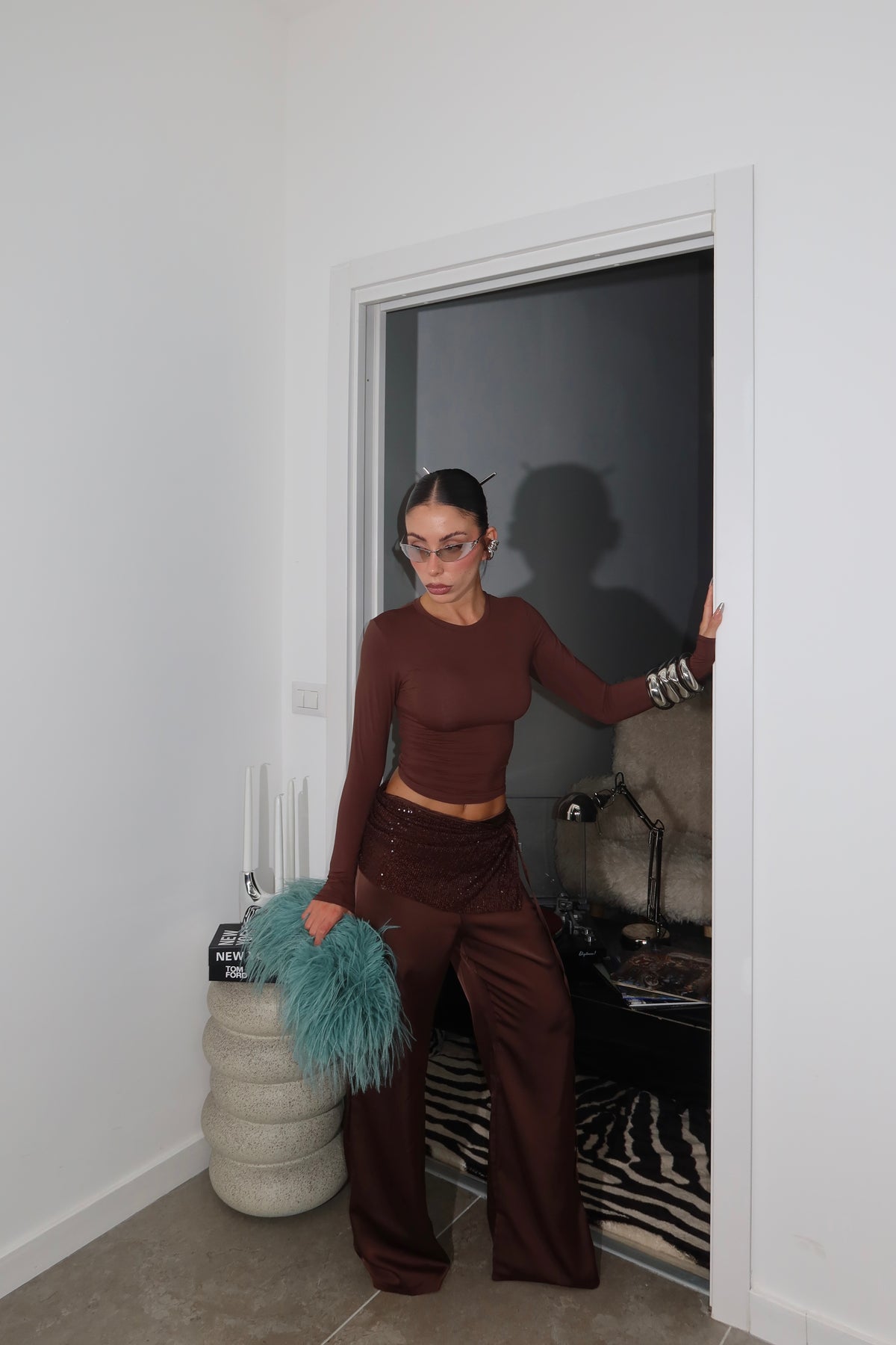 Pants KYRI choco