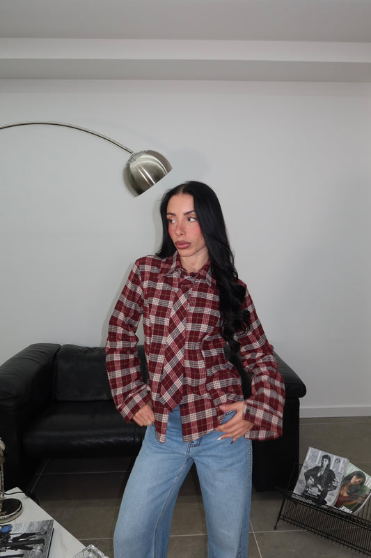 Camicia FANNIE bordeaux