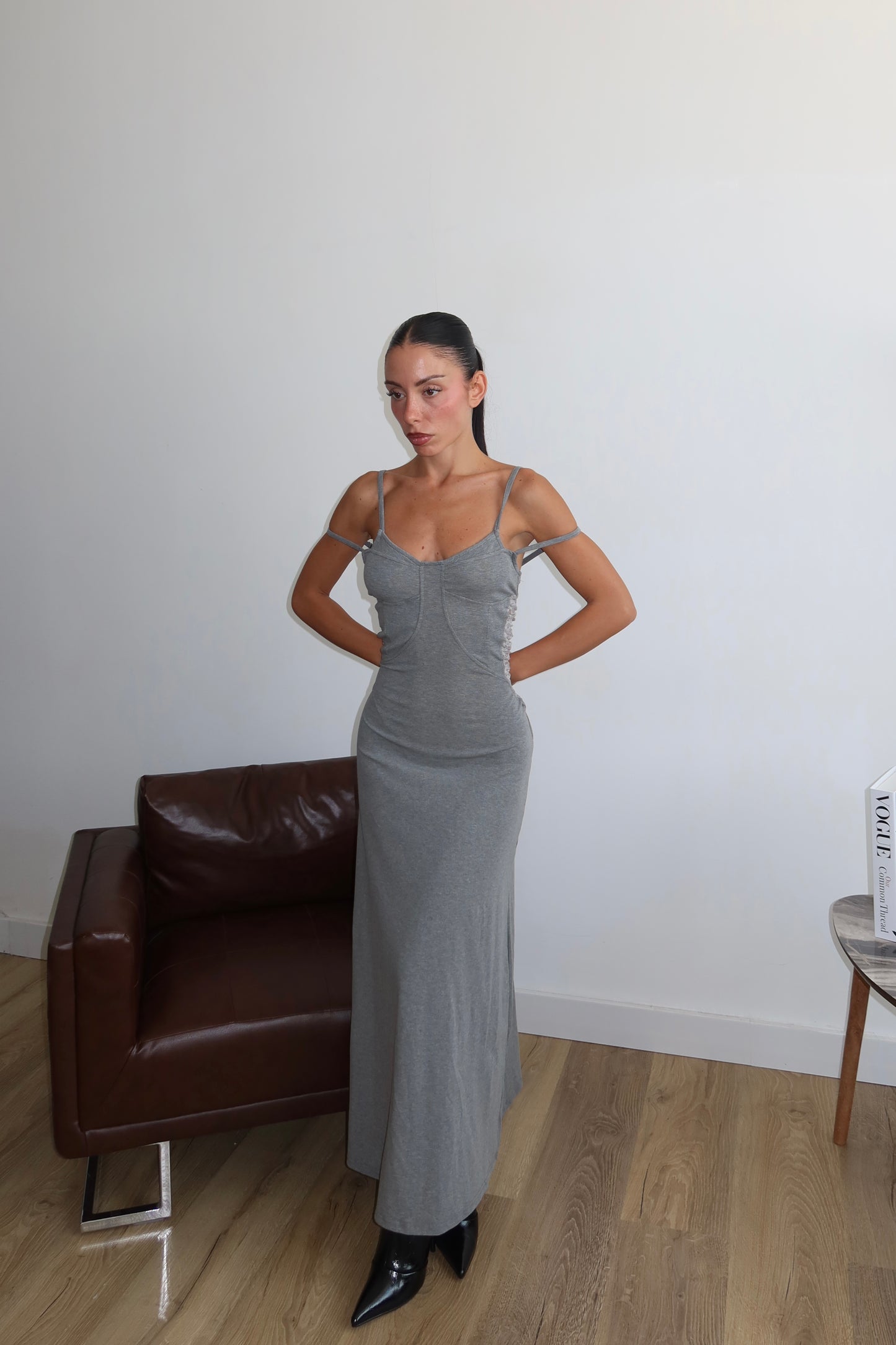 Dress MARILU' grigio