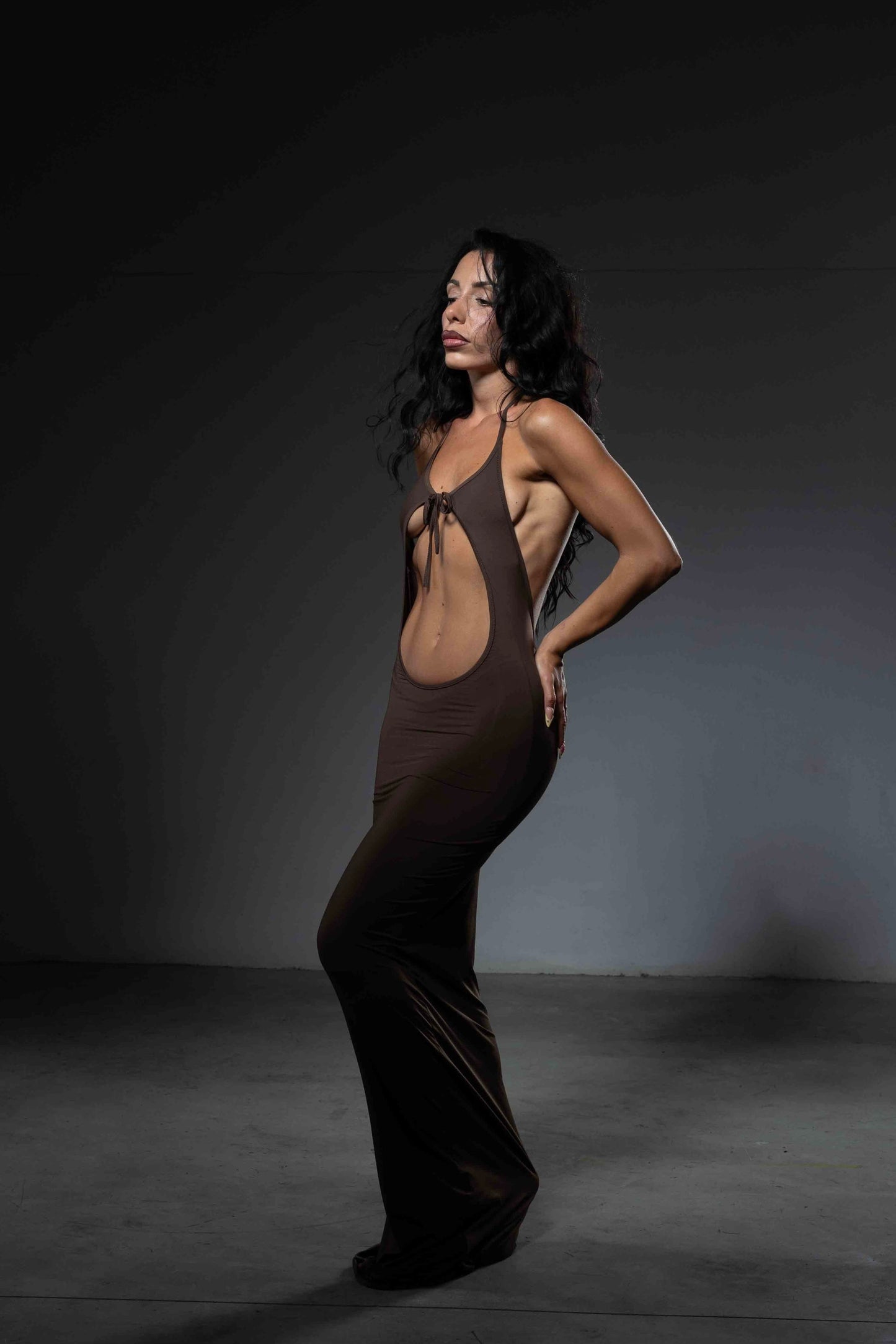 VESTITO DAKOTA MARRONE