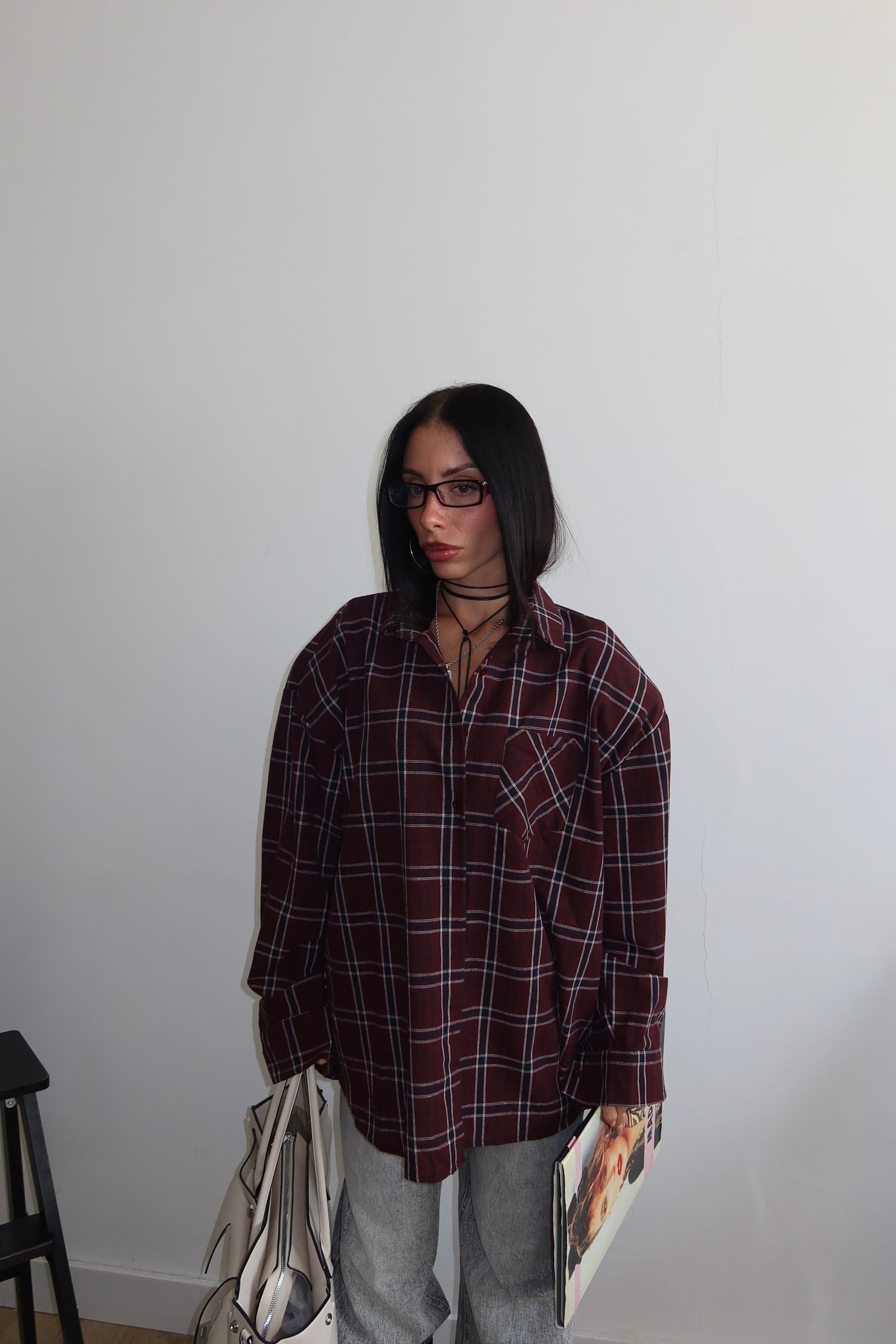 Camicia CYRUS bordeaux