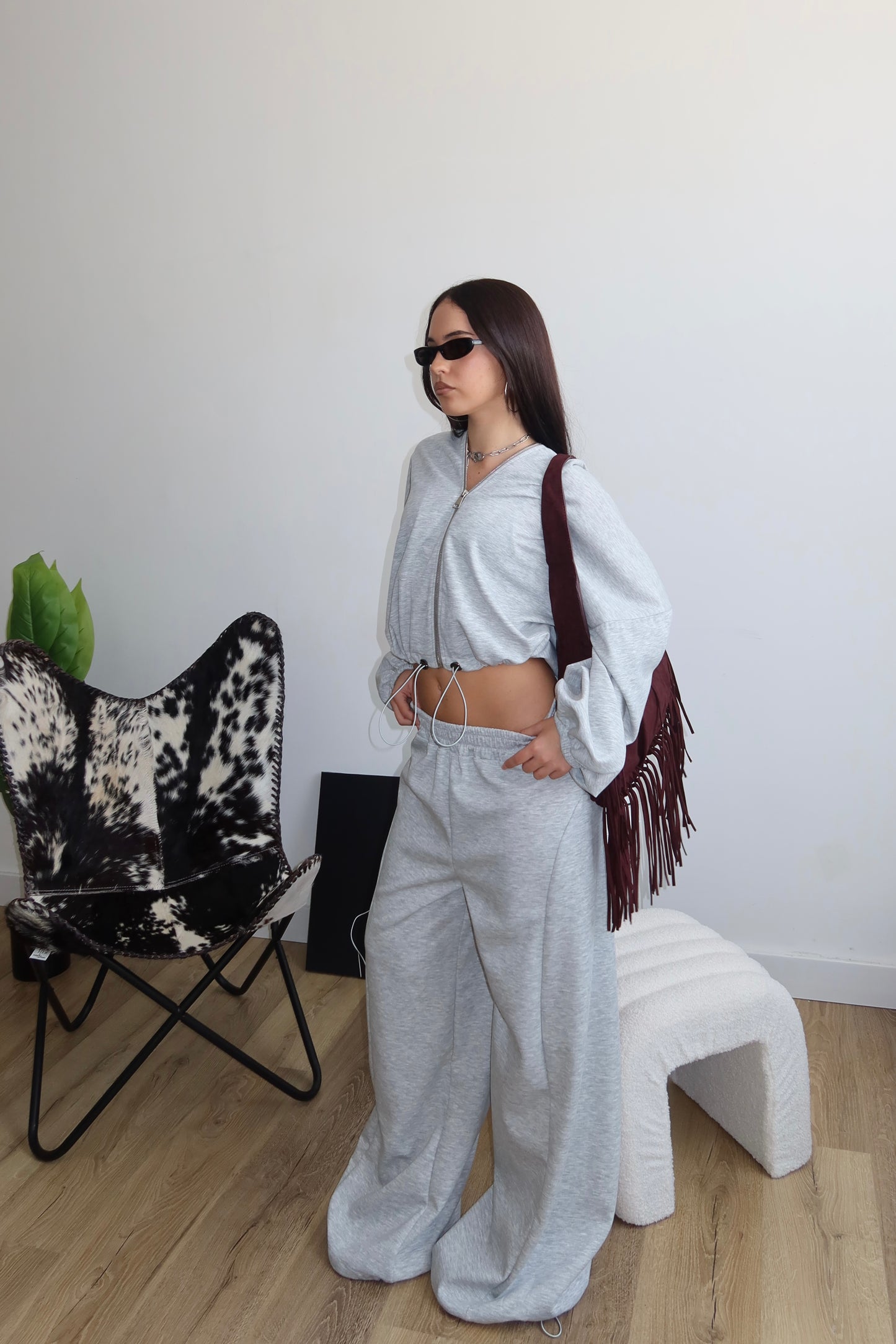Cordset GYM LIFE grigio