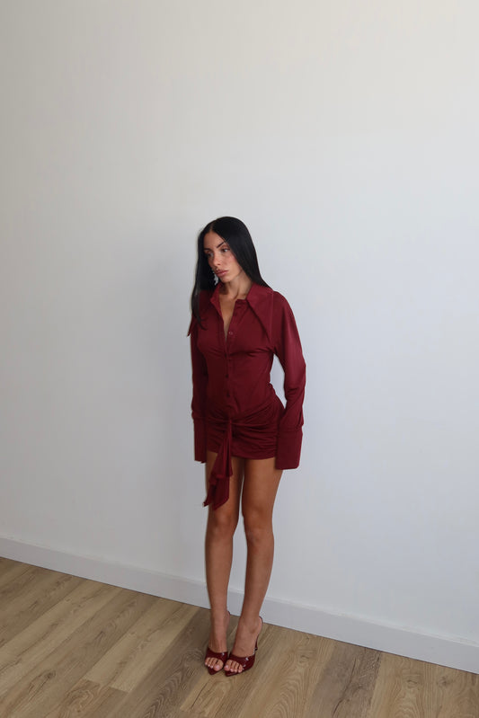 MiniDress MY TYPE bordeaux