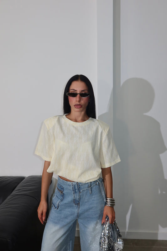 Maglia LACE gialla