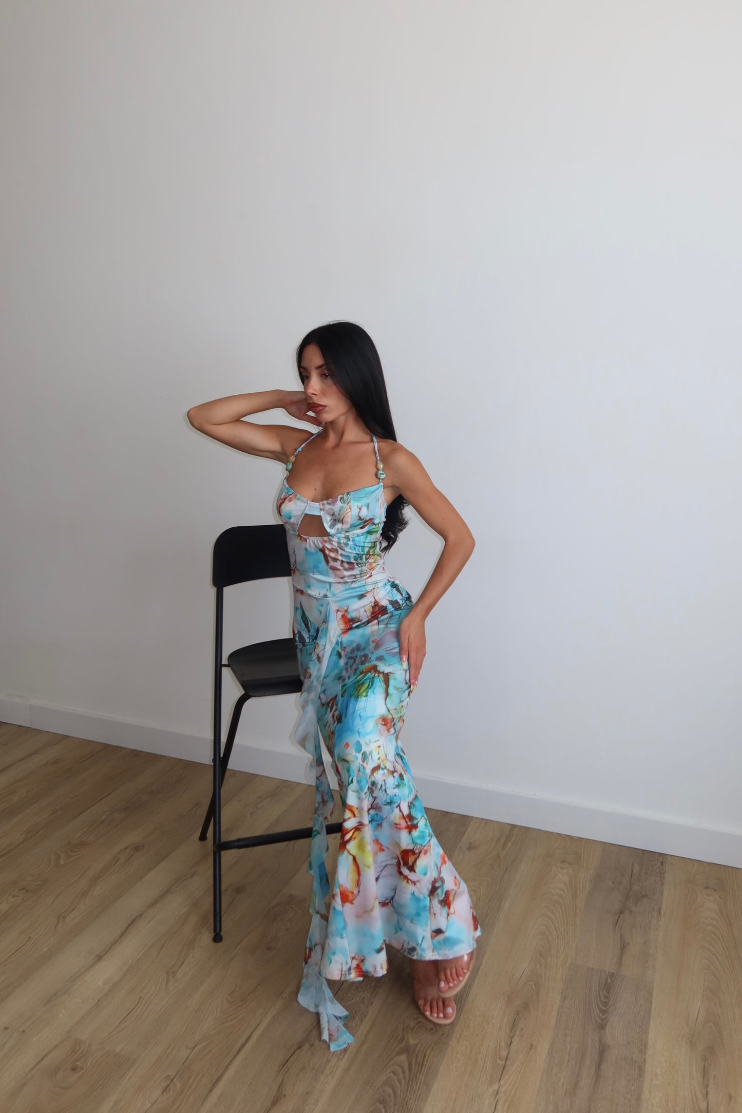 LongDress LEOPARD SKY