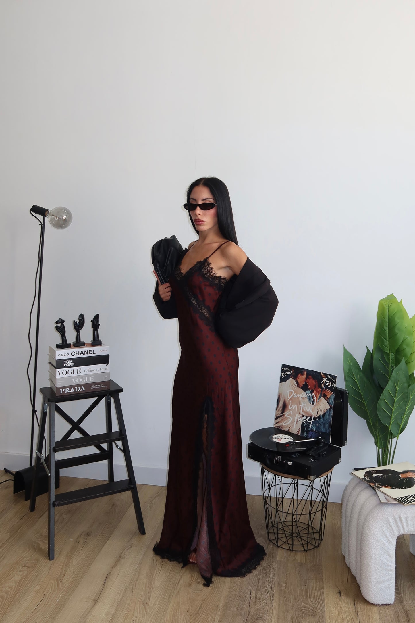 LongDress SENSUALITA' bordeaux