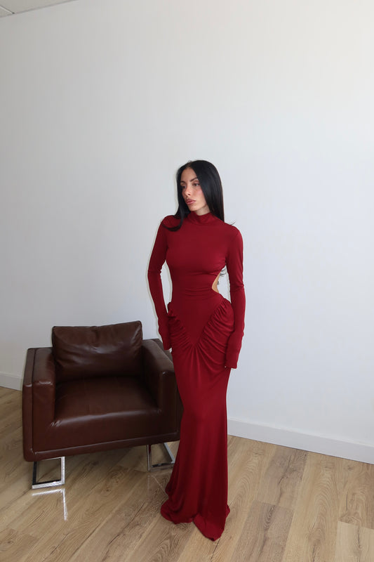 LongDress PALOMA bordeaux