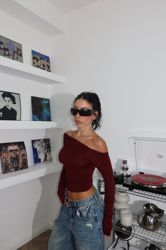 KIM Bordeaux Sweater