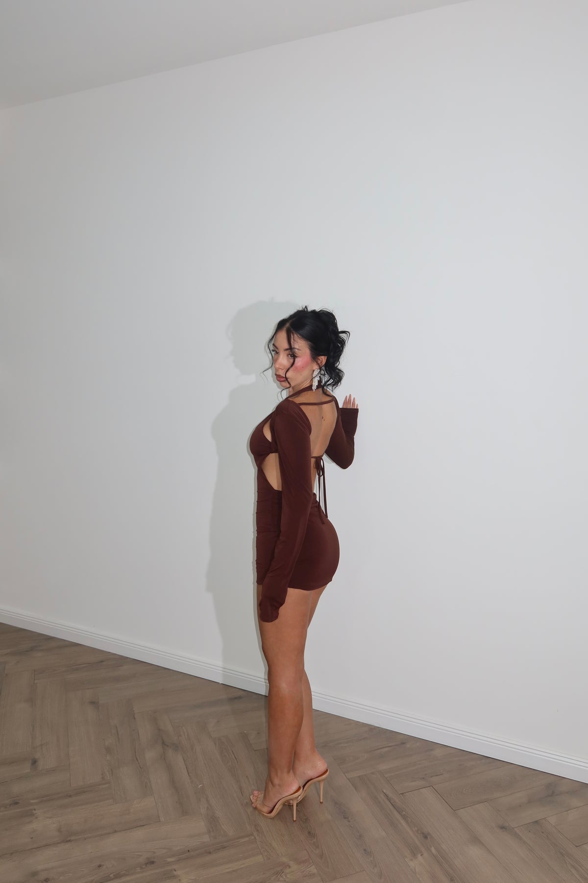 MiniDress AMANDA choco