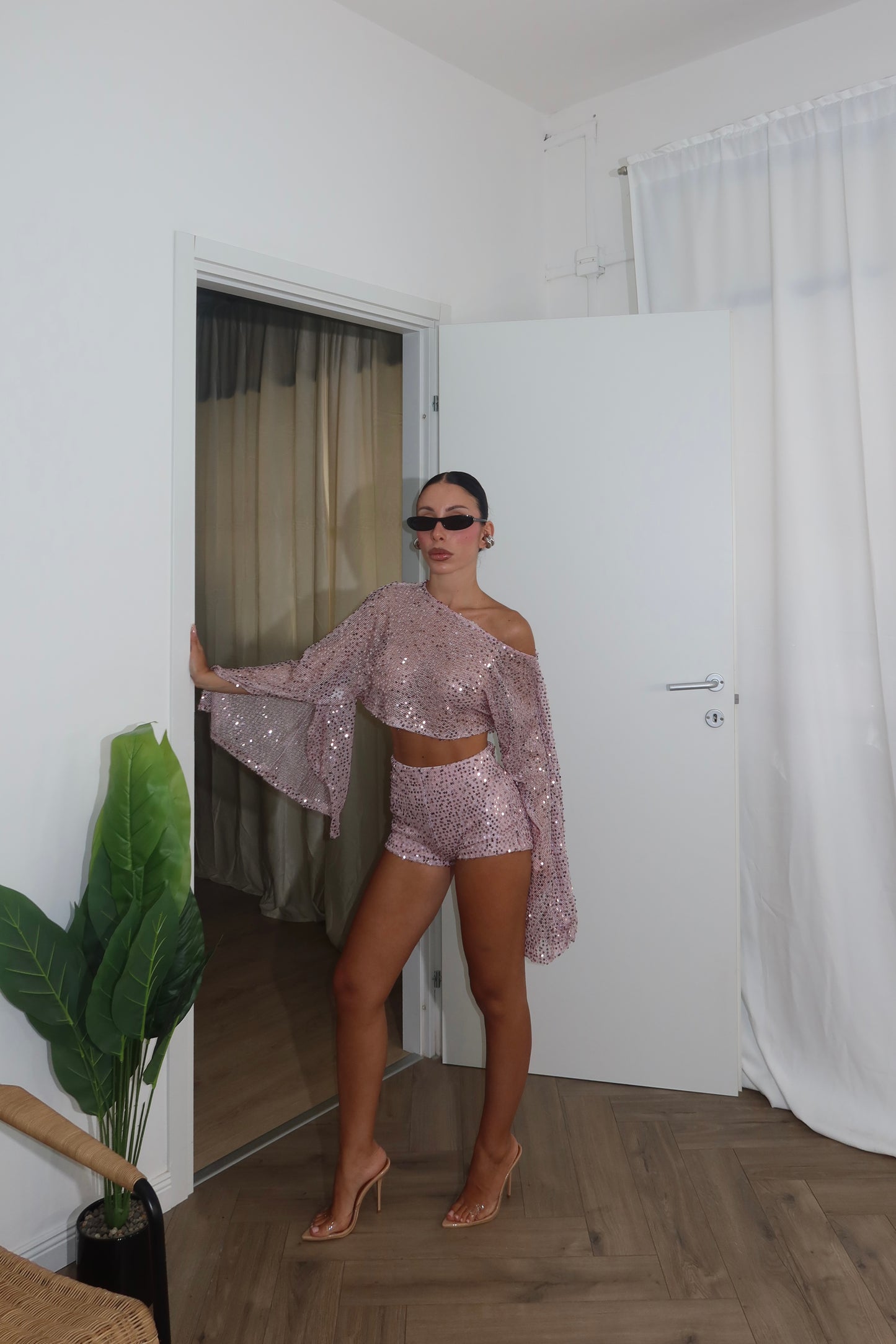 Top EIVISSA rosa