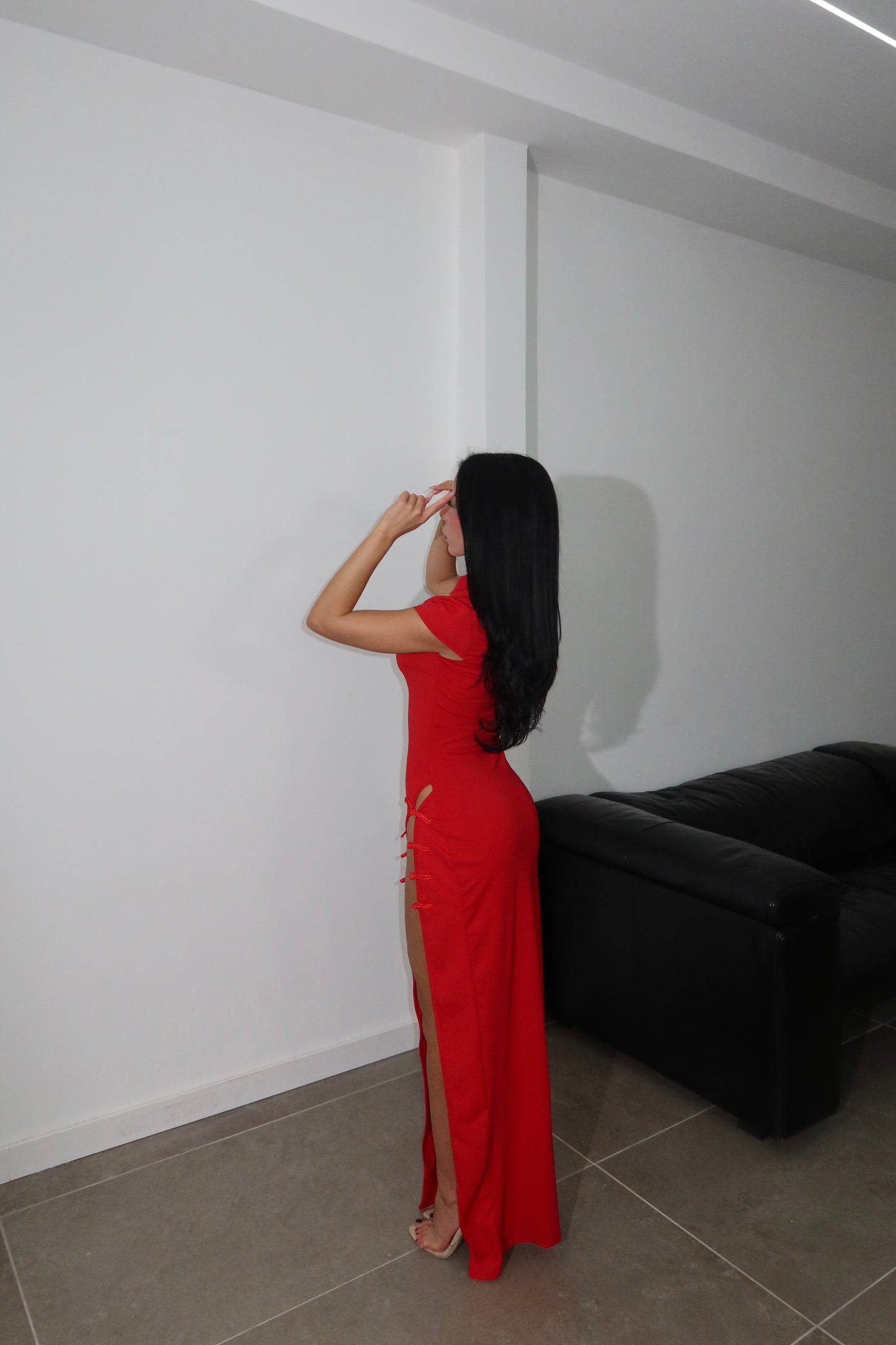 LongDress DALIAN rosso