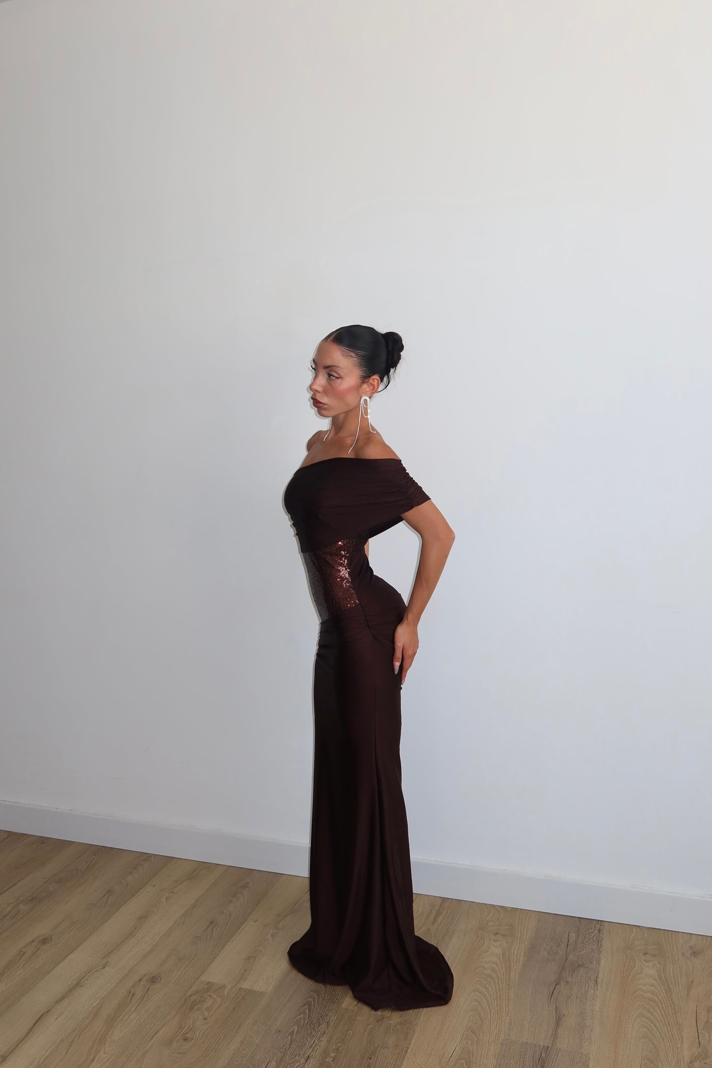 LongDress CHANTAL choco