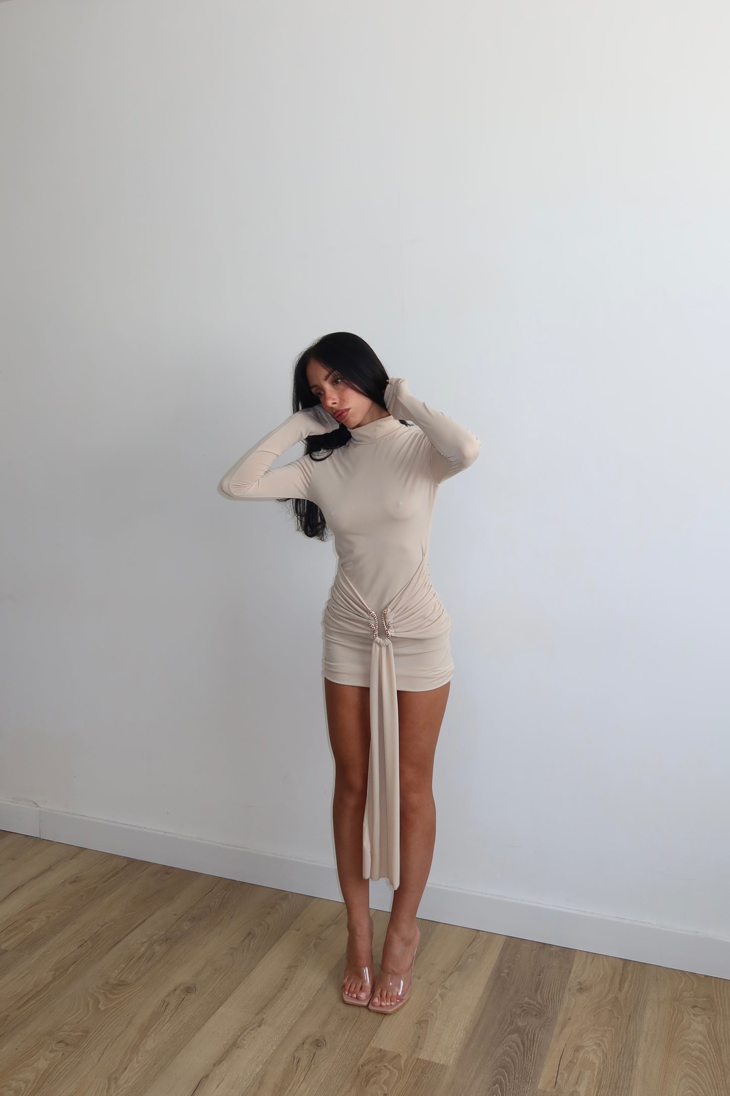 MiniDress SNAKE panna