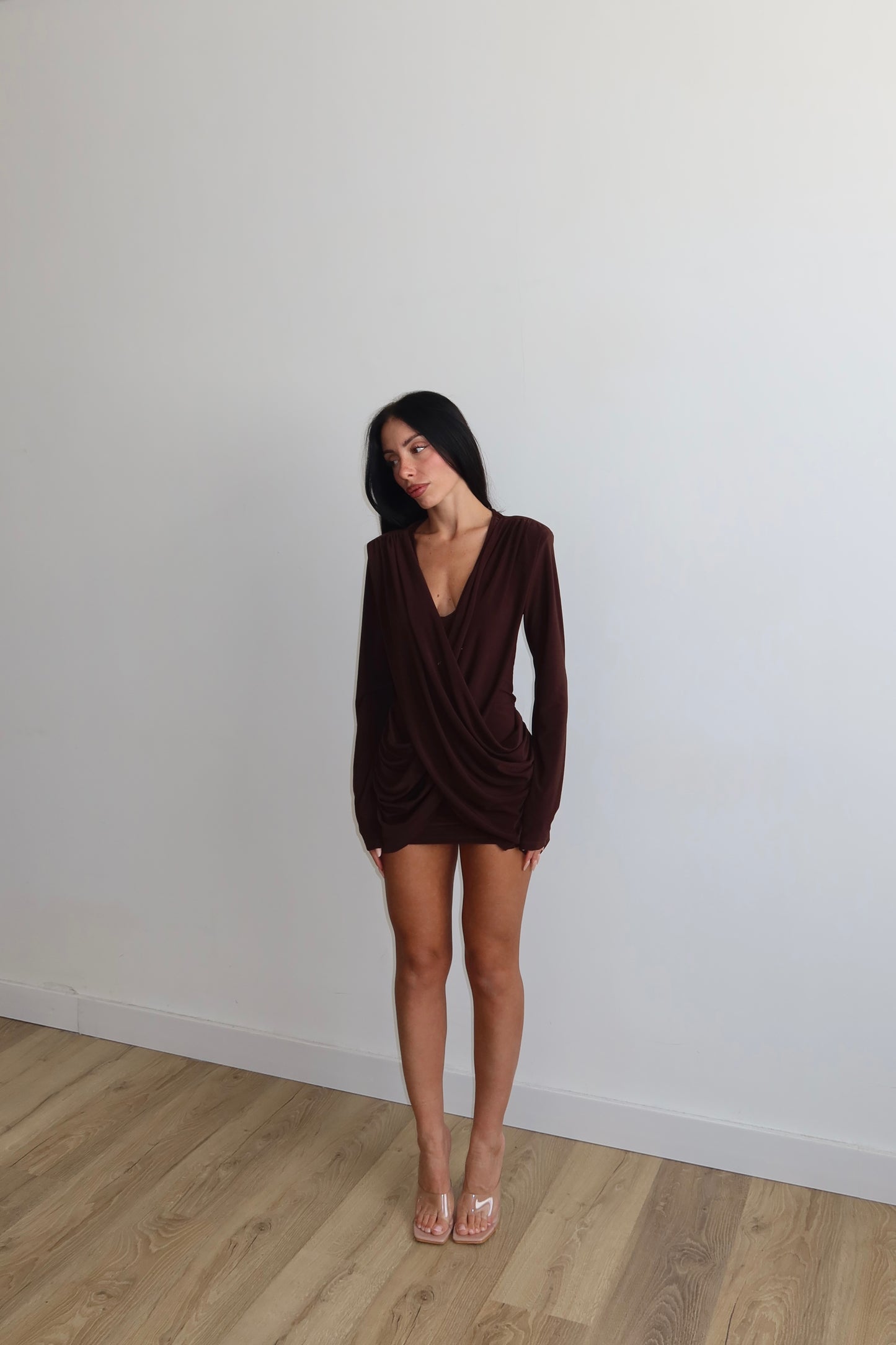 MiniDress NO STRESS choco