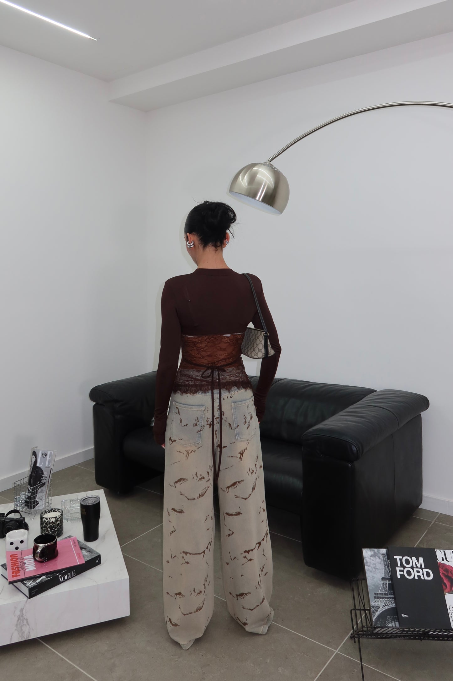 Maglia CORSET choco
