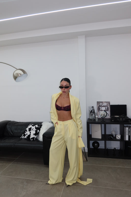 Tailleur KIMONO giallo