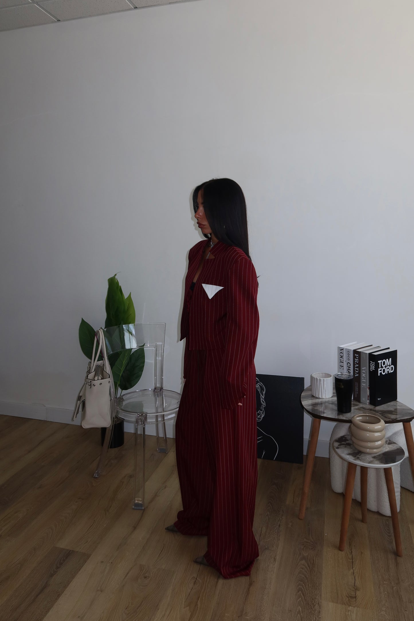 Tailleur KEATING bordeaux