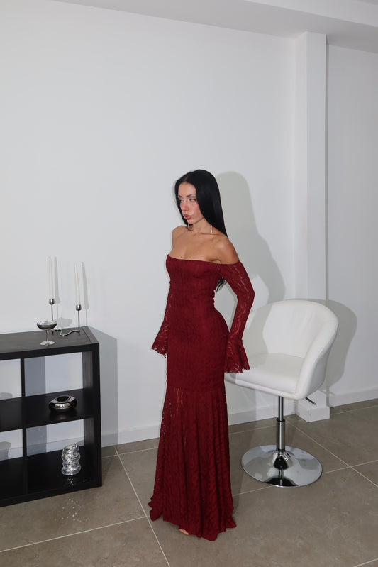 LongDress PORTOGALLO bordeaux