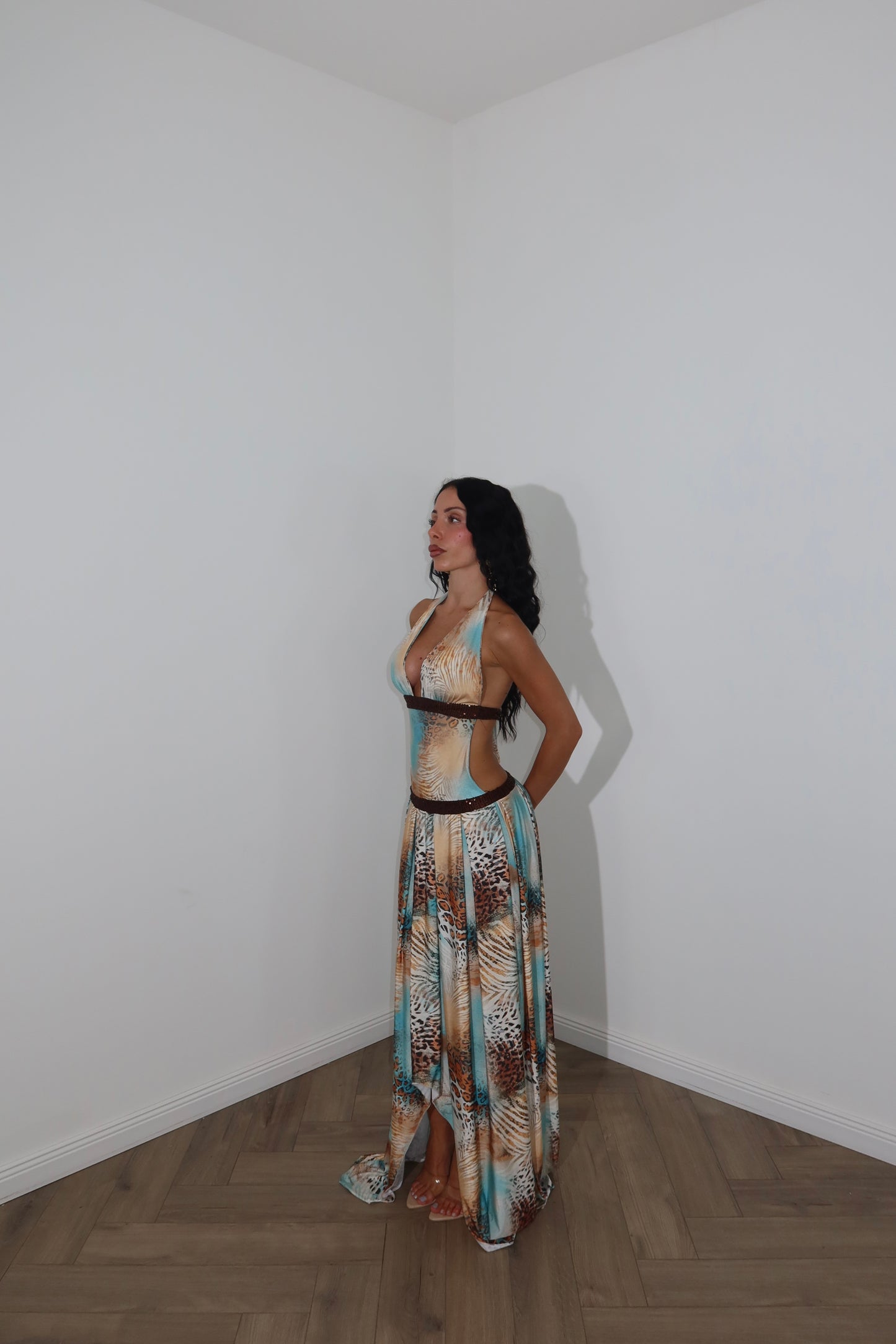 LongDress ROXANE azzurro