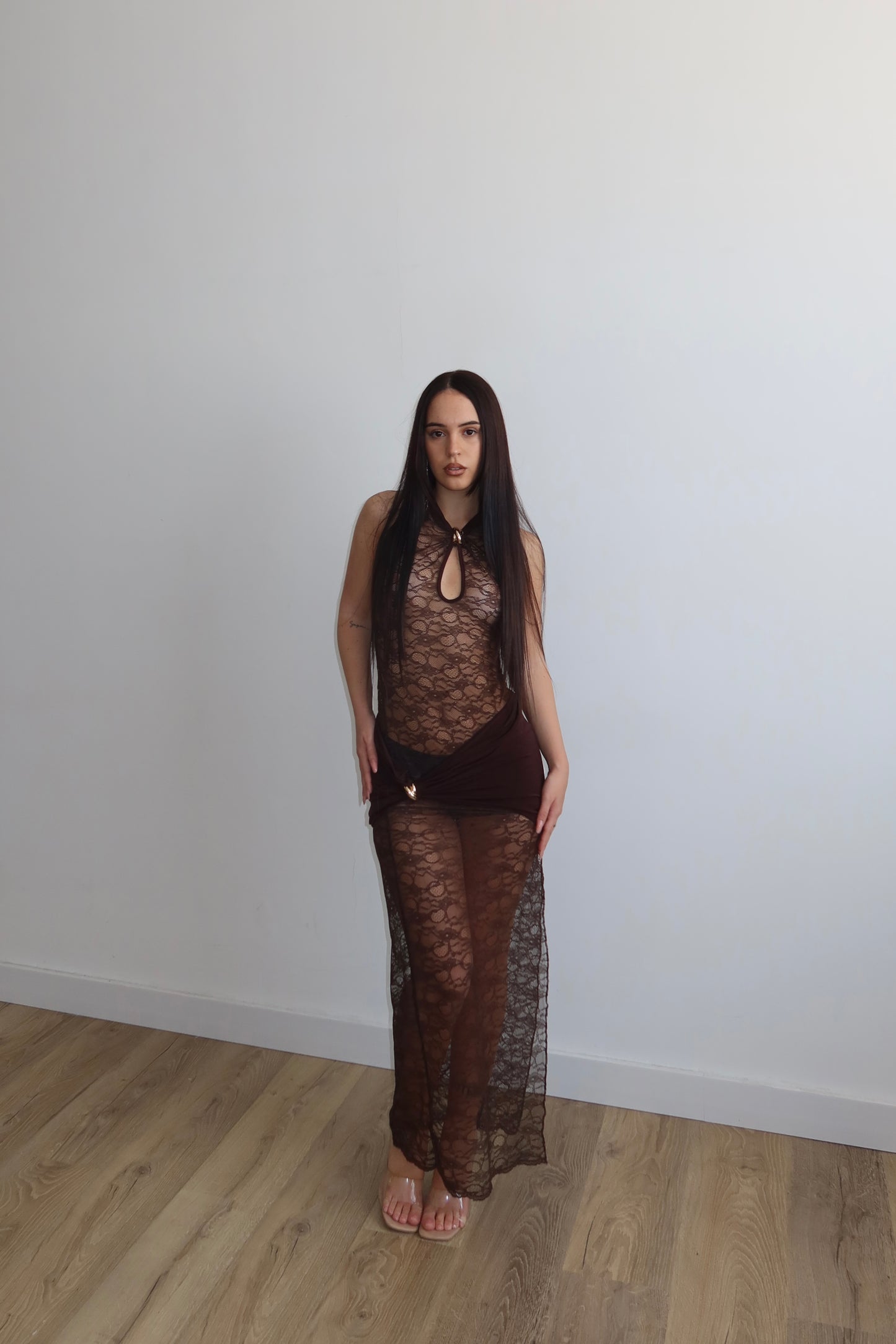 LongDress TWINSET choco
