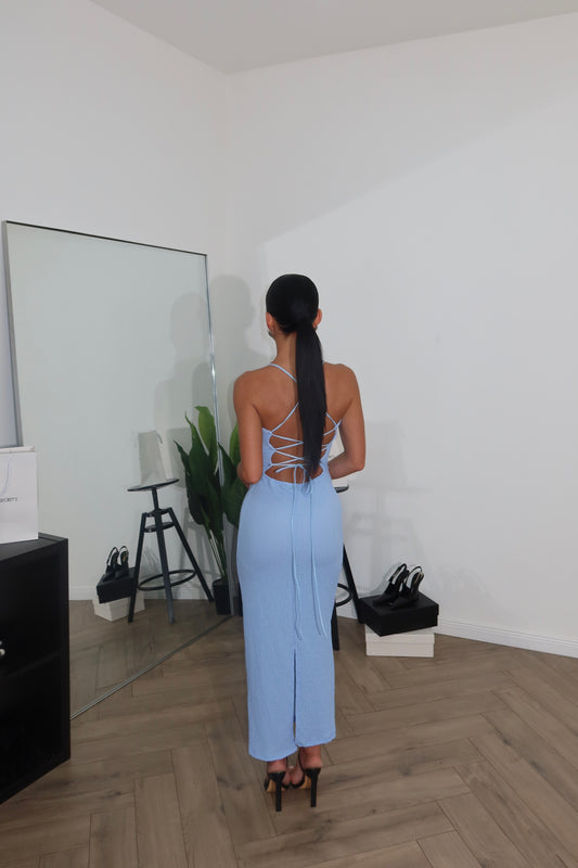 LongDress SPONGE ceruleo